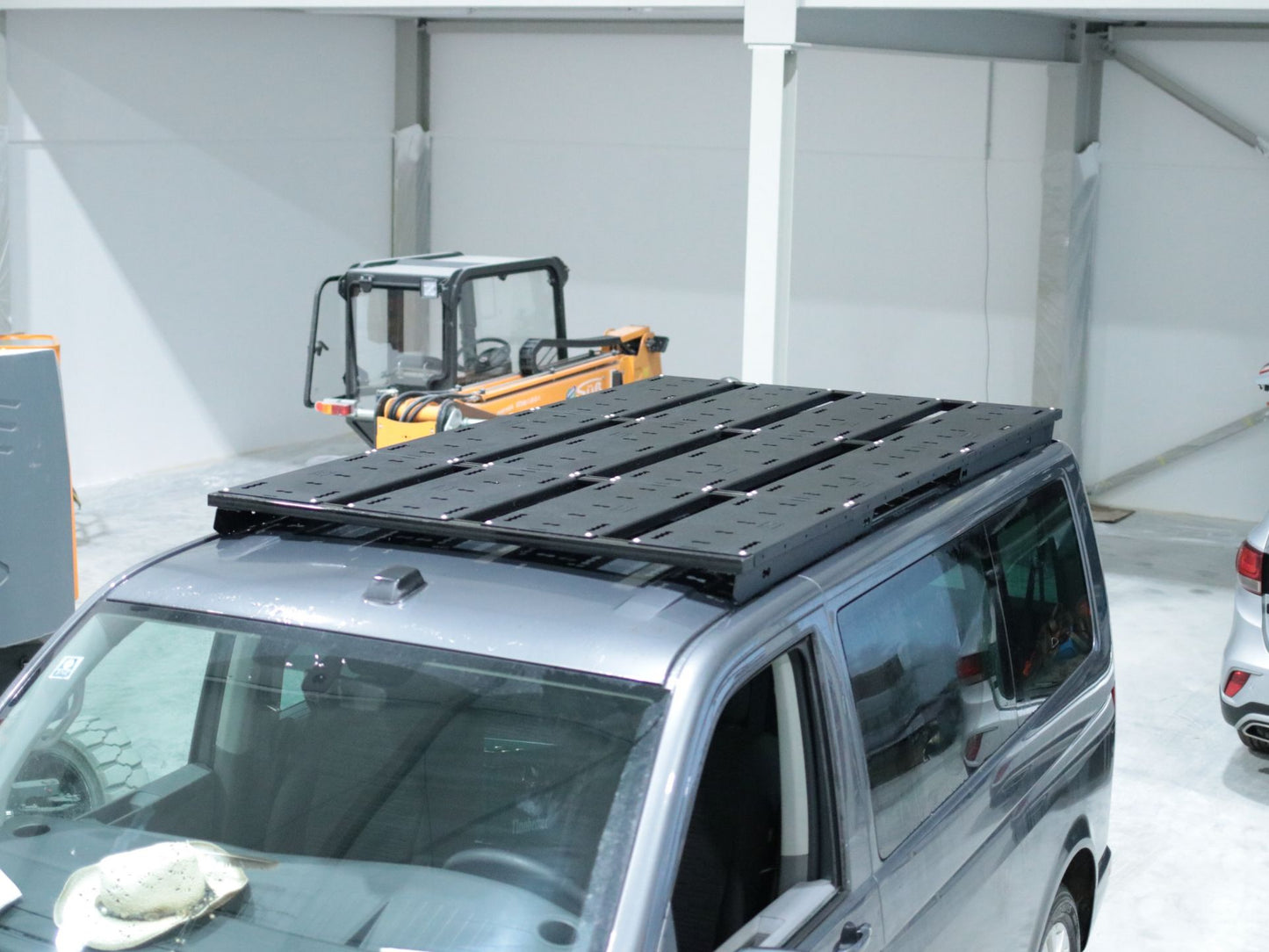 Dachträger modular begehbar VW T5/T6 T6.1 LWB/lang Vollträger Standard Rolling Space Dachterrasse